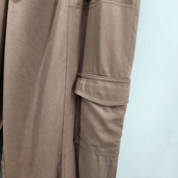Madewell Softdrape Straight Cargo Pants Light Umber XL NEW - Picture 6 of 12
